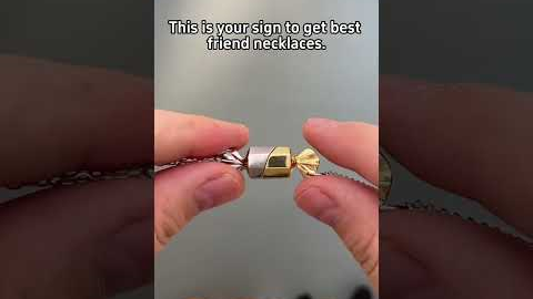 Link in Bio!🥰 BFF Necklace, Friendship Necklaces, Best Friend Necklaces, Gift for Best Friend
