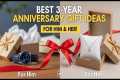 16 Best 3 Year Anniversary Gift Ideas 