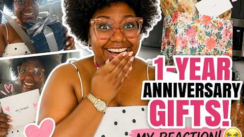 💝 I Finally Opened My 1-Year Anniversary Gifts From My Husband! 🥹 | Real Reaction + Anniversary Vlog