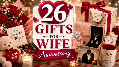 26  Best Anniversary Gift Ideas for Wife ❤️ | Unique & Romantic Gifts for Wife, Girlfriend. #viral 