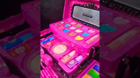 Kawaii Pink Makeup Kit for young girls | makeup set toys #toys #makeup