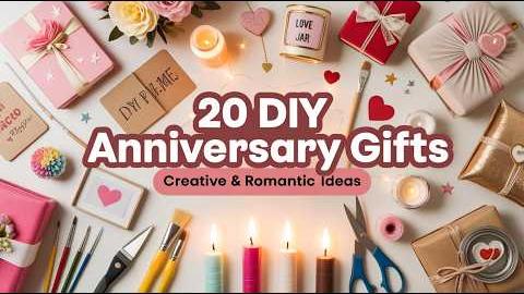 DIY Anniversary Gift Ideas 🎁 Creative & Romantic Handmade Gifts