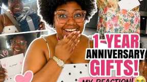 💝 I Finally Opened My 1-Year Anniversary Gifts From My Husband! 🥹 | Real Reaction + Anniversary Vlog