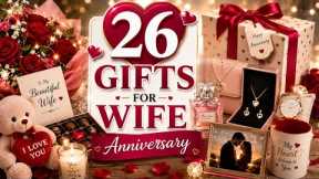 26  Best Anniversary Gift Ideas for Wife ❤️ | Unique & Romantic Gifts for Wife, Girlfriend. #viral 