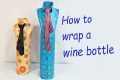 Wrapping a wine bottle | shirt and