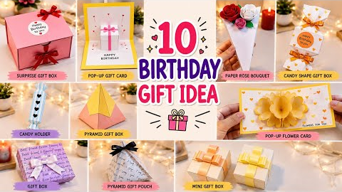 🎁 10 Easy Birthday Gift Ideas You Can Make at Home! 🎂✨