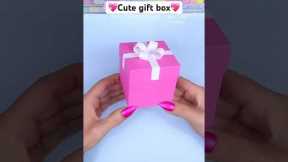 Cute gift ideas / DIY Paper craft / Paper gift box #diy #craft #handmade #art #papercraft #love