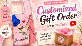 ✨ My 3rd Customized Gift Order! 💖 | Hand-Painted Couple Phone Case | Handmade Gift