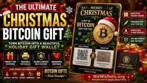 The Ultimate Christmas Bitcoin Gift 🎄 Turn Bitcoin into a Beautiful Holiday Gift Wallet